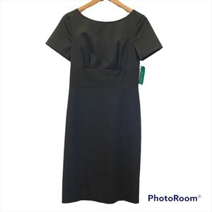 United Colors of Benetton black dress new with tags Small empire waist career